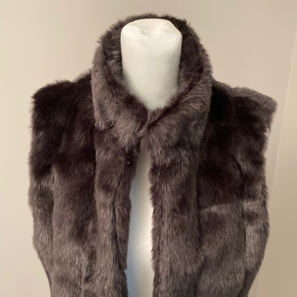 Banana Republic Faux Fur Vest